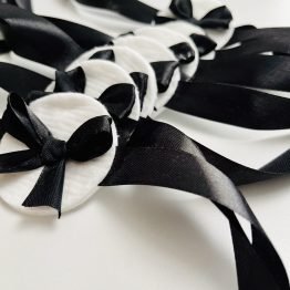 Gants de mariés noir pour henna (pack de 3)