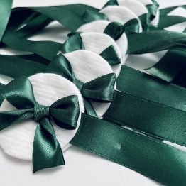 Gants de mariés vert emeraude pour henna (pack de 3)