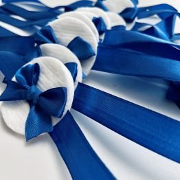 Gants de mariés bleu roi pour henna (pack de 3)