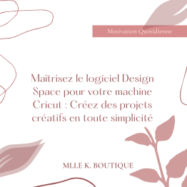 Coaching Cricut avec le design space