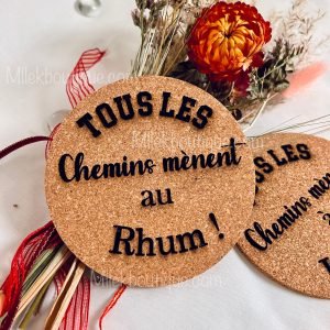 dessous de verre gravé apéro