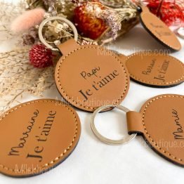 Intemporel porte-clé Je t’aime gravé