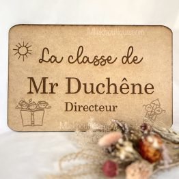 Plaque Personnalisée Professeur