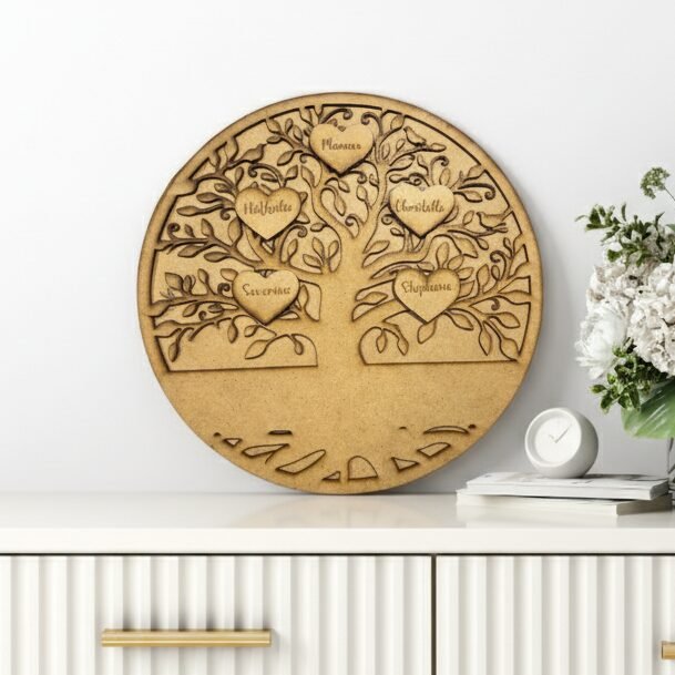 Arbre de Vie en Bois Personnalisé