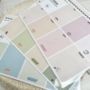 Planning des repas de la semaine – Lot de 3