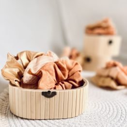 Chouchous or, orange et blanc, oranger