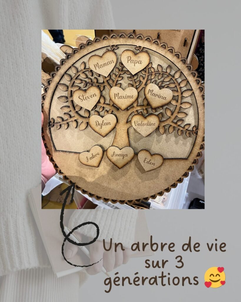 arbre de vie personnaliser salon commercial