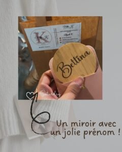 Miroir personnalisé salon commercial de Wattrelos