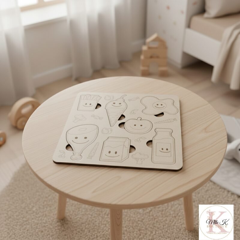 Puzzle en bois Montessori